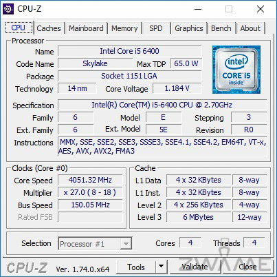 CPUZ 150